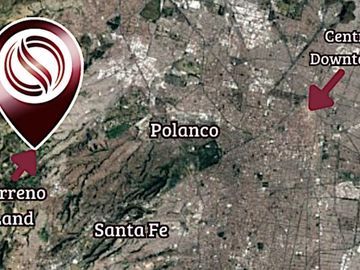 Macrolote comercial 18,190 m2 en residencial con campo de golf