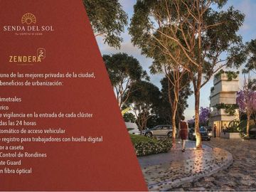 Casa en venta en privada residencial Zendera Senda del sol de 3 y 4 rec