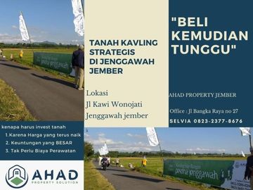 Tanah Dijual Jember Jenggawah, Dekat Pom Jenggawah
