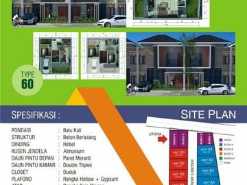 Rumah strategis asri aman di tapos depok bebas banjir