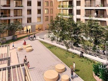 Apartamento 2 dormitorios con terraza en Tres Cruces, Montevideo