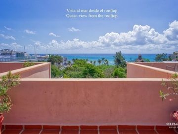 Departamento con rooftop privado, tipo duplex, a 190 metros de la playa.