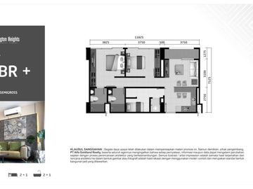 Apartemen Murah Paddington Heights Siap Huni di Alam Sutera