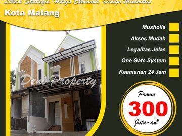 Rumah murah minimalis di D Gio Malik Kedungkandang