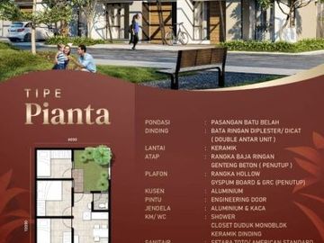 Dijual Perumahan Mutiara Gading City Tipe Pianta