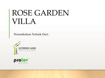 Cluster mewah cantik ala villa sejuk mainroad Cisarua dkt LEMBANG