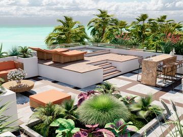 Pre Venta de Departamento Mayacatl Reef front, Mahahual, Quintana Roo