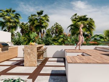 Pre Venta de Departamento Mayacatl Reef front, Mahahual, Quintana Roo