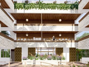 Pre Venta de Departamento Mayacatl Reef front, Mahahual, Quintana Roo