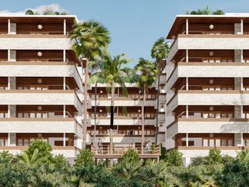 Pre Venta de Departamento Mayacatl Reef front, Mahahual, Quintana Roo