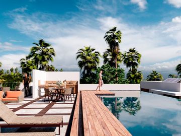 Pre Venta de Departamento Mayacatl Reef front, Mahahual, Quintana Roo