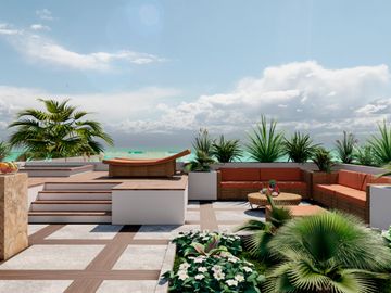 Pre Venta de Departamento Mayacatl Reef front, Mahahual, Quintana Roo