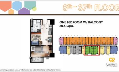 CONDOMINIUM FOR SALE PRE SELLING TOWER IN QUANTUM RESIDENCES