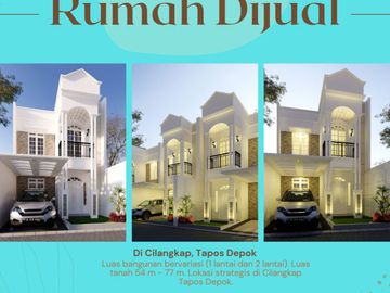 Jual Rumah Murah Tapos Cimanggis Depok dekat raya Bogor