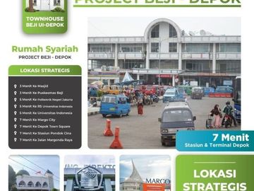 Rumah Exclusive 2 lantai dekat UI di Beji Depok