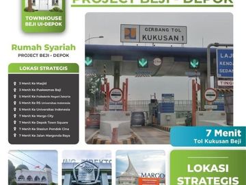 Rumah Exclusive 2 lantai dekat UI di Beji Depok