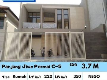 Rumah Raya Panjang Jiwo Ubaya Surabaya Mewah Harga Murah