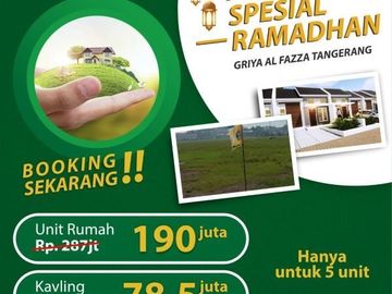 Rumah Murah Skema Syariah Di tangerang