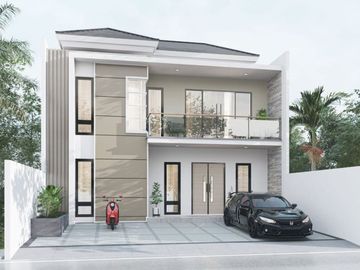 rumah modern dekat rs.budhi mulia harga murah