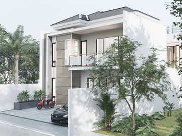 rumah modern dekat rs.budhi mulia harga murah