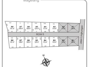 Hanya 1Jt-an Tanah Magelanh Kota, SHM
