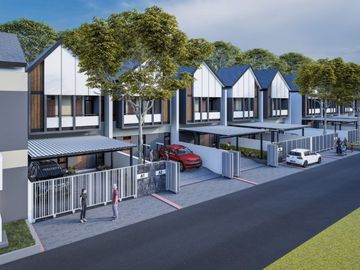 RUMAH 2 LANTAI KONSEP SKANDINAVIAN DI GODEAN SLEMAN DEKAT MALIOBORO