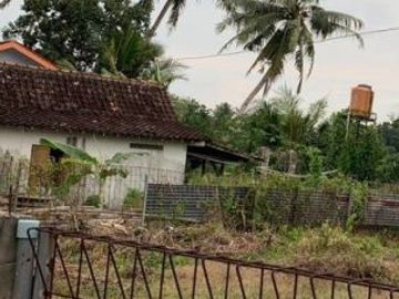 Tanah Pekarangan Luas di Jalan Raya Wates Purworejo Dekat Bandara