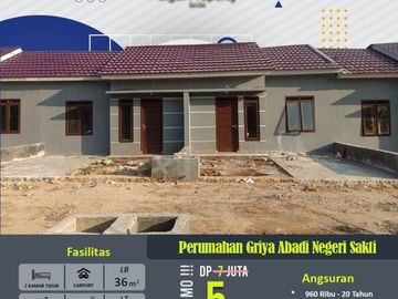 Rumah subsidi murah lokasi strategis di pinggir jalan