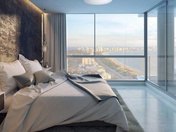 Apartamento de 2 Dormitorios en la parada 18, en primera línea al mar. Playa Mansa - Punta del Este