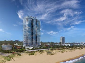 Apartamento de 2 Dormitorios en la parada 18, en primera línea al mar. Playa Mansa - Punta del Este