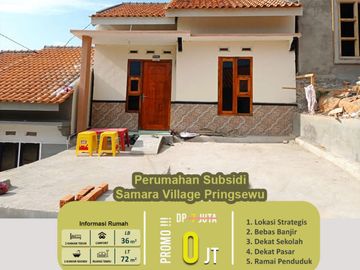 PROMO DP 0 rumah subsidi di Pringsewu