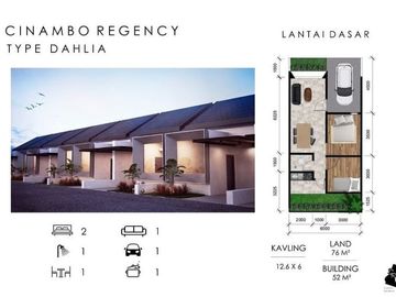 rumah ready stock di kota bandung perumahan cinambo residence