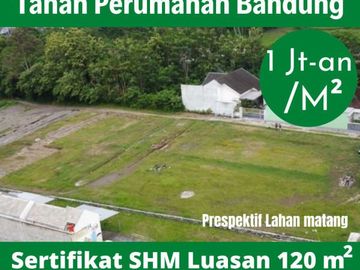 Kapling Termurah 5 Menit Alun-Alun Cicalengka 1Jtan/m2