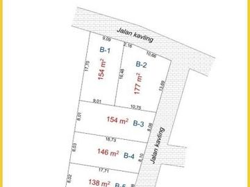 Tanah Jakal KM 13 SHM Bisa Cicil 12X