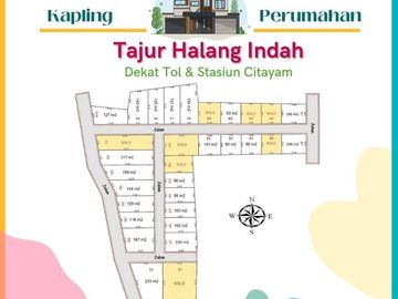 Lahan Datar Dekat Pintu Tol & Stasiun Citayam, 1 Jt-an/m²