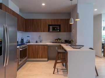 Departamento con balcón, alberca, 2 parques, jacuzzi, juegos, venta,Col. Napoles