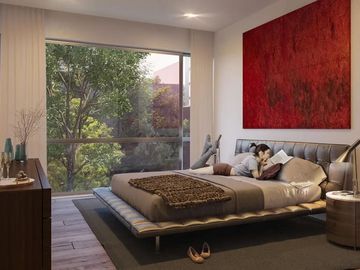 Departamento con balcón, alberca, 2 parques, jacuzzi, juegos, venta,Col. Napoles