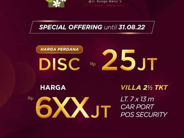 Villa di Komplek Mentari Jasmine ( Ringroad / Setia Budi )