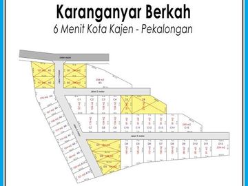 Tanah Dekat Alun-Alun Kajen Pekalongan, SHM Aman, Cicil 12x