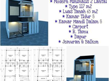 RUMAH KOST MODERN MINIMALIS TERMURAH SE-KOTA MALANG