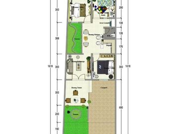Rumah Classic & Modern Bonus Kitchen Set & Ruang Makan View Taman