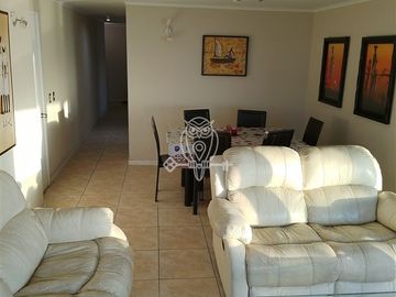 Departamento en venta de 3 dorm.2 baño amoblado en La Serena