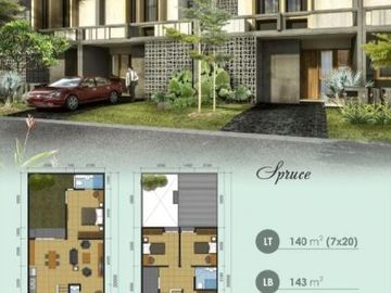 Rumah 2 Lantai dekat Exit Tol Alam Sutera Sutera Victoria