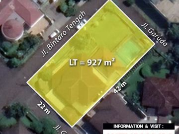 DIJUAL RUMAH LUAS di Jl GARUDA / BINTARO, JAKSEL (PREMIUM AREA)
