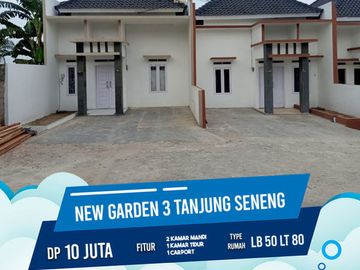 Rumah di tanjung senang Bandar Lampung, akses aspal