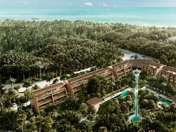 Departamenrto con jardin y jacuzzi privado, cerca de la playa, room service, poo