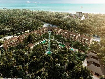 Departamenrto con jardin y jacuzzi privado, cerca de la playa, room service, poo