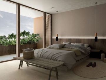 Departamenrto con jardin y jacuzzi privado, cerca de la playa, room service, poo