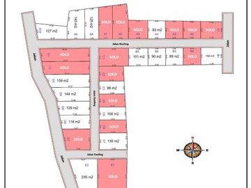 Kaplingan Area Bogor, Mulai 1 Jt-an/Meter