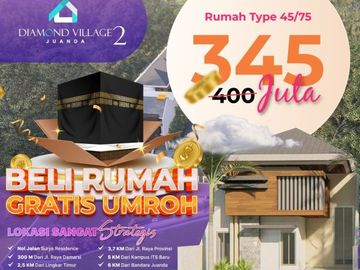 Paling Dicari, Call 08213993---- Rumah Di Sidoarjo Dekat Kota 345 Juta Diamond Village Juanda 2